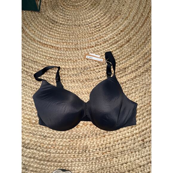 Skims smoothing full coverage lightly lined bra in onyx size 40DDD - NEW - Picture 1 of 3